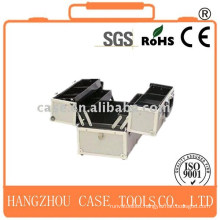 Aluminum cosmetic case tool box